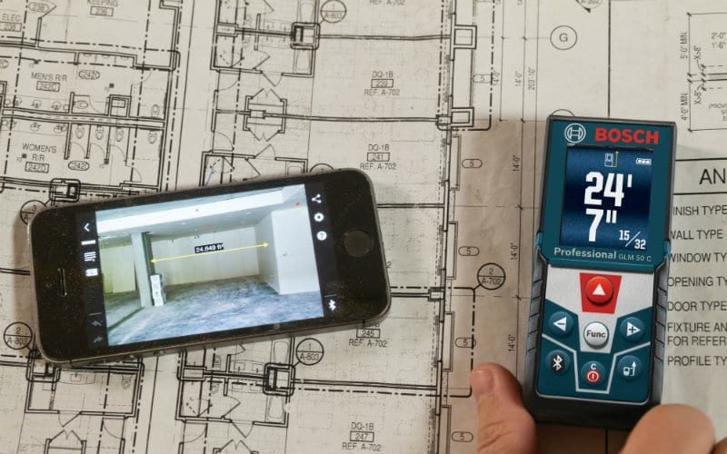 Bosch GLM 50 C Laser Measure Phone Connect