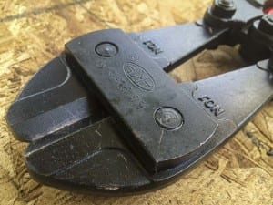 HK Porter Powerlink Bolt Cutters jaws