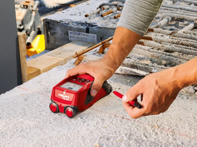 Hilti PS 50 Multidetector-application