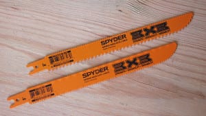 Spyder 3x3 Reciprocating Saw Blades