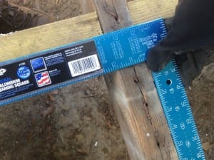 Empire anodized aluminum framing square