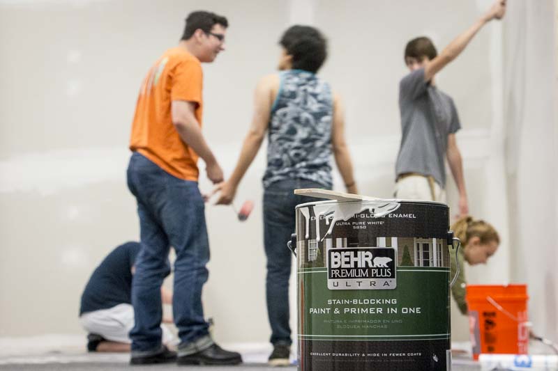 painting a set behr premium plus ultra paint