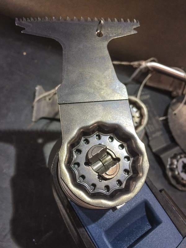 Bosch Starlock oscillating multi-tool accessory