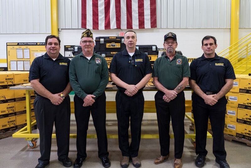 DeWalt Donates Tools to Greenfield VFW