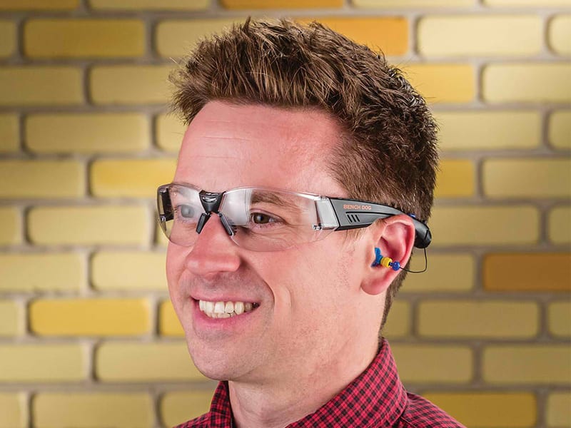 Rockler Bench Dog Soundshield Safety Glasses