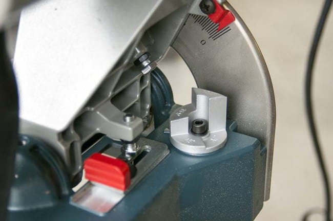 Bosch CM12SD Miter Saw Bevel Turret