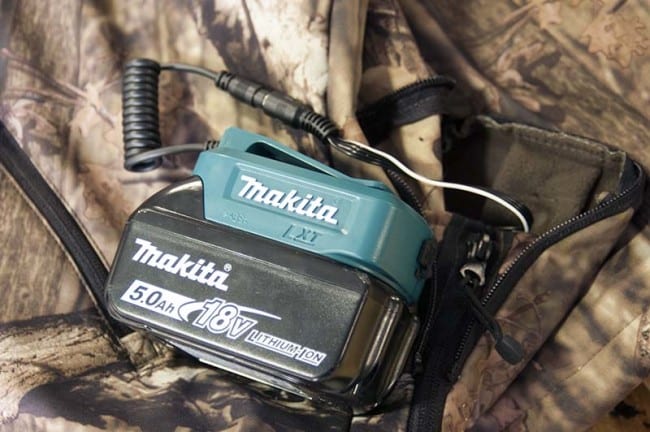 Makita Camo Heated Jacket Battery Adapter