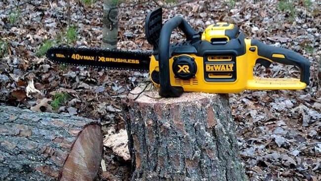DeWalt 40V Max Chainsaw Results