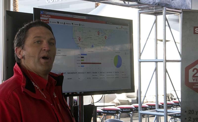 Hilti ON!Track Screenshot