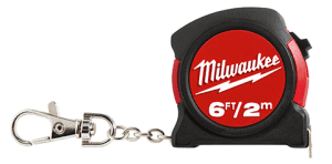 Milwaukee 6 ft Keychain Tape Measure (48-22-5506)
