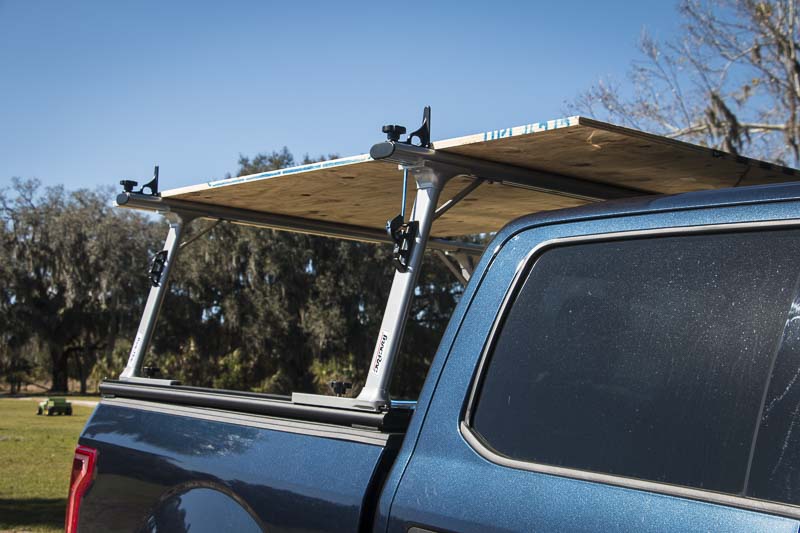 TracRac SR Sliding Truck Rack angled