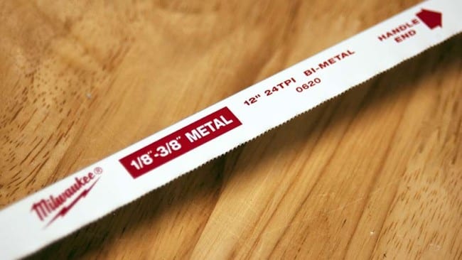 Milwaukee High-Tension Hacksaw Stock Blade