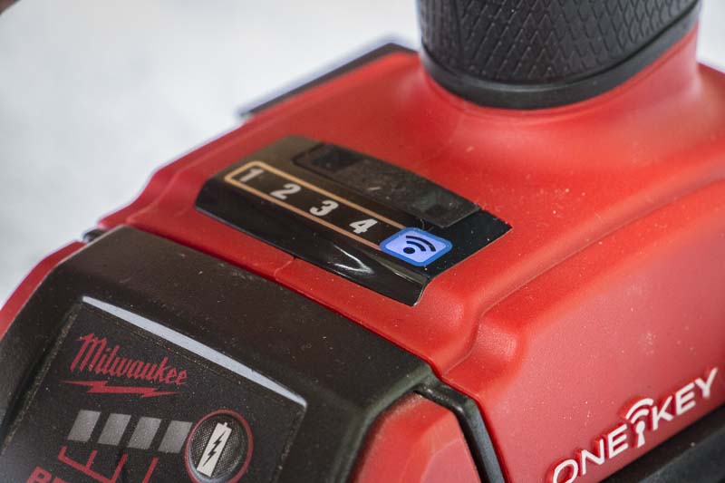 Milwaukee One-Key WiFi button