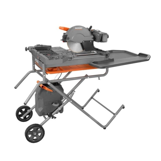 Ridgid 10-Inch Wet Tile Saw Stock Image