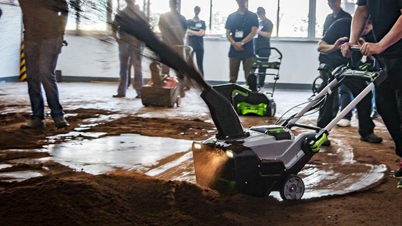 EGO 56V Snowblower Review Using Dirt