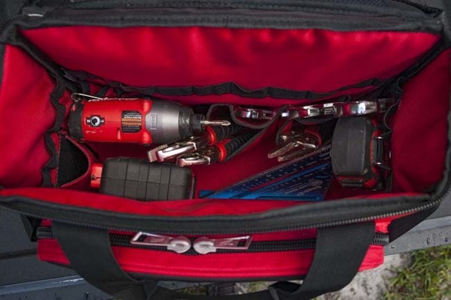 Milwaukee Jobsite Tech Bag Main Compartment