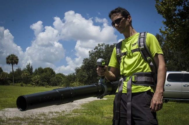 EGO backpack blower feature