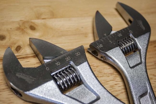 Milwaukee Adjustable Wrench - Laser Etching 2