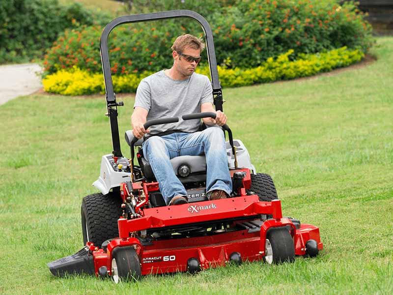 Exmark Laser Z E-Series Zero Turn Mower application