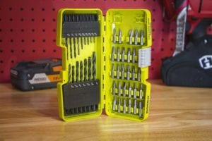 Ryobi DOCKit bit set open