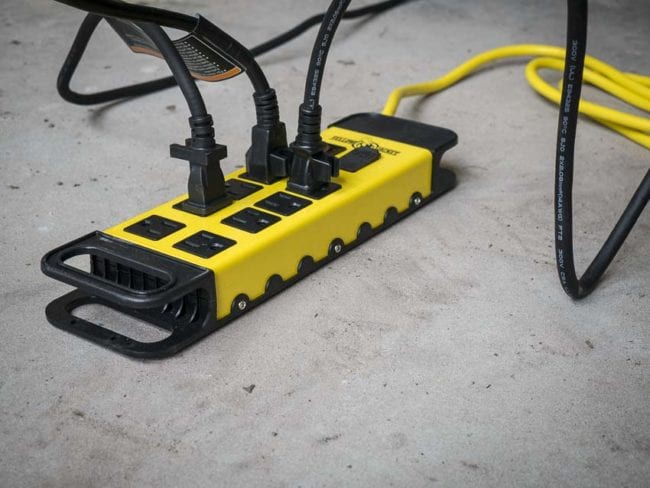 Yellow Jacket 5148 8-outlet power block cords