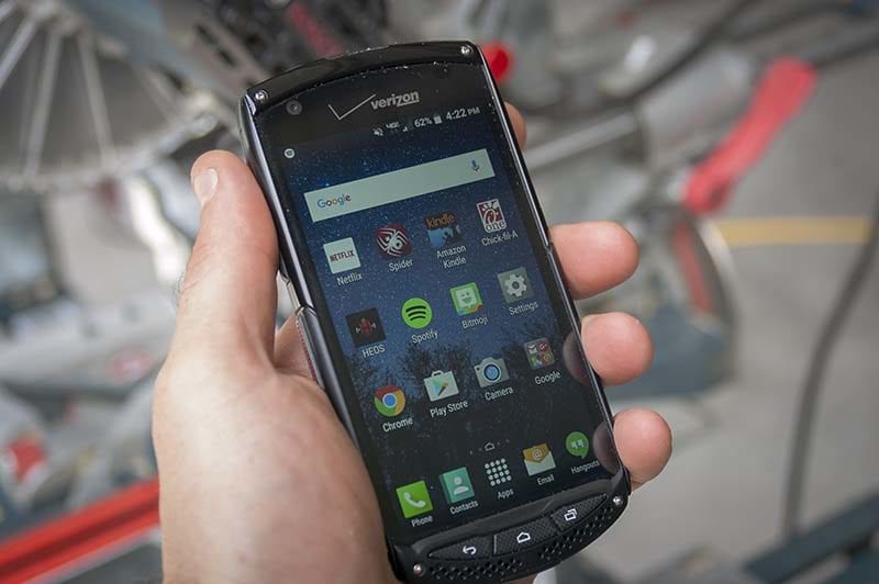 Kyocera Brigadier Screen