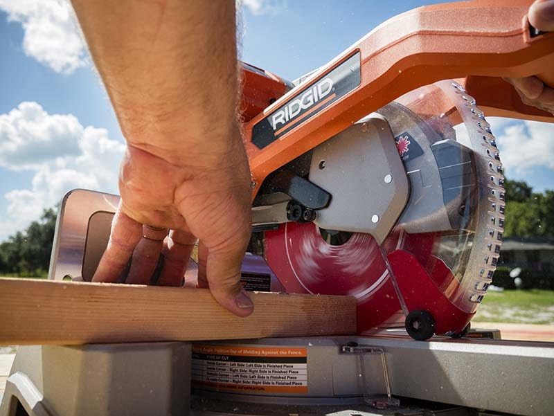 Ridgid MS255SR Miter Saw how does a saw's electric brake work