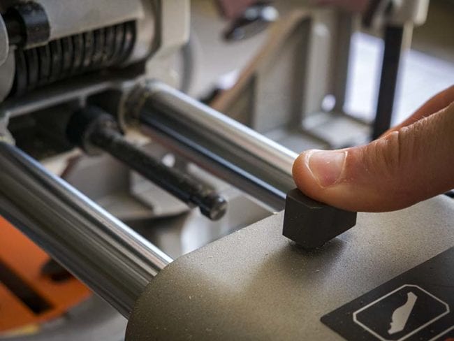 Ridgid MS255SR Miter Saw Crown Stop Web