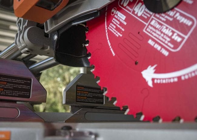 Ridgid MS255SR Miter Saw Dust Chute Web