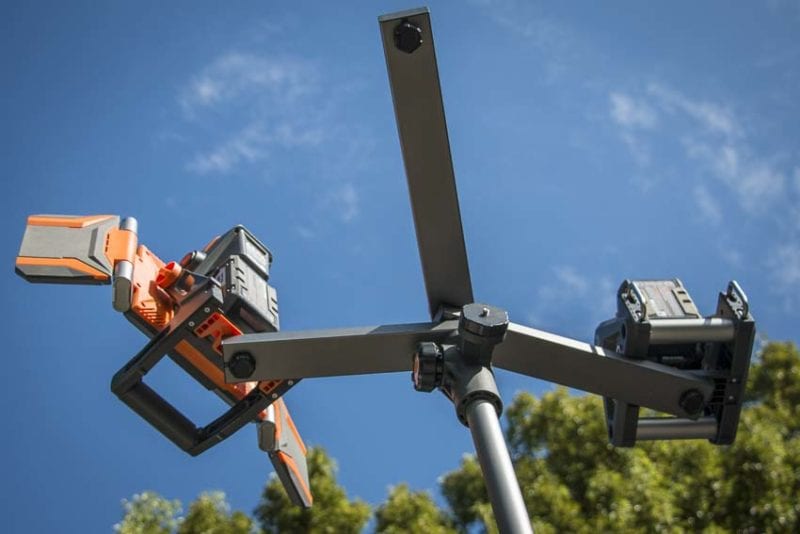 Ridgid 18V Folding Panel Light Tripod Stand