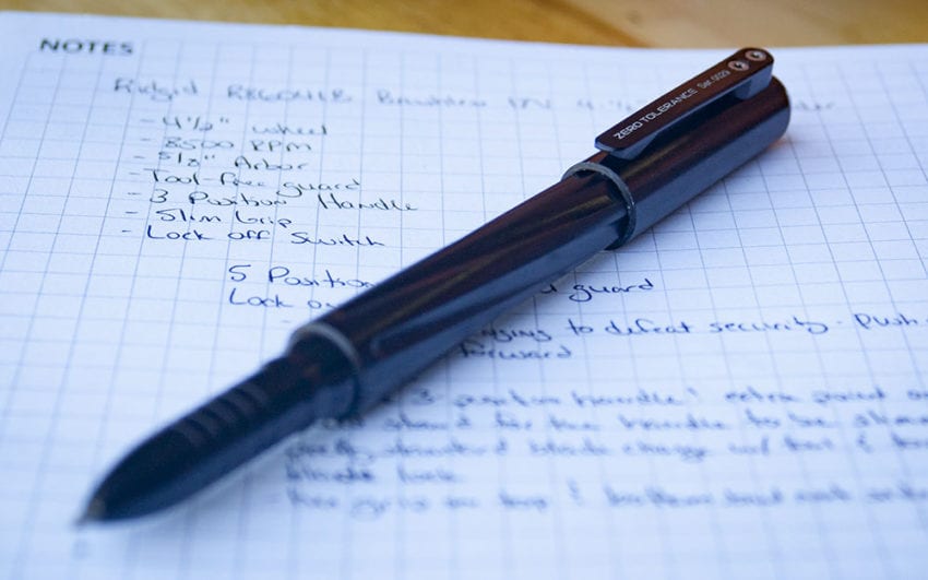 Zero Tolerance Tactical Pen 0010BLK 07