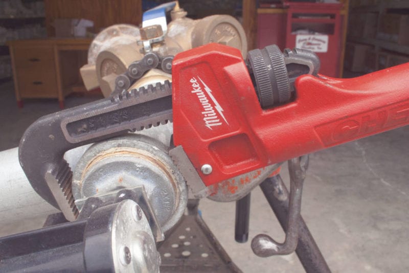 Milwaukee Cheater Pipe Wrench