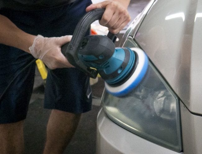 Makita orbital action polishing