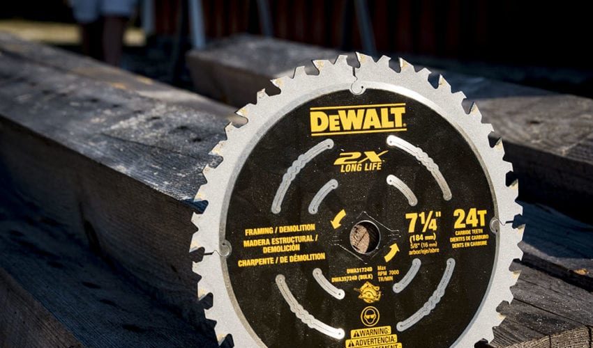 DeWalt 2X Demo Circular Saw Blade Review