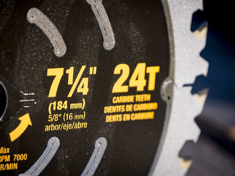 DeWalt FlexVolt Circular Saw Blade