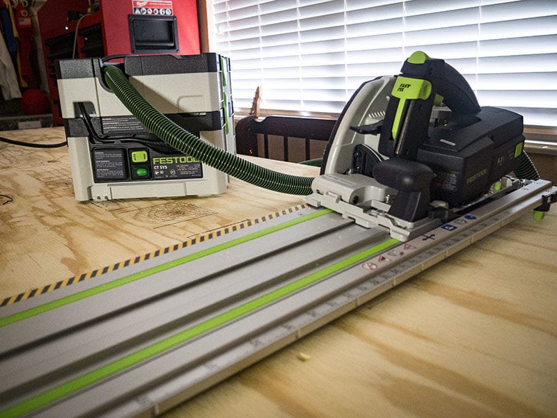 Festool HK 55 Carpentry Saw โย Best Corded Track Saw for Woodworking