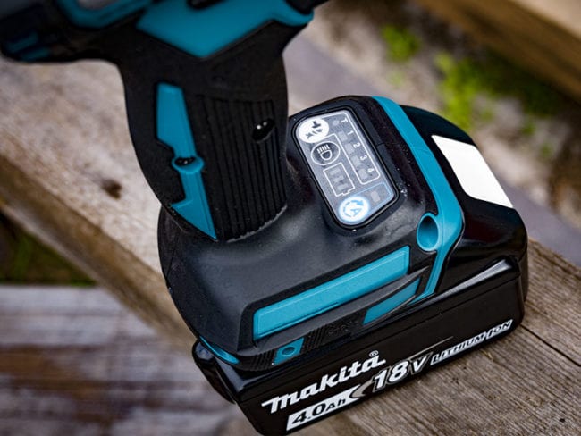 Makita XDT12M 18V LXT Impact Driver Controls