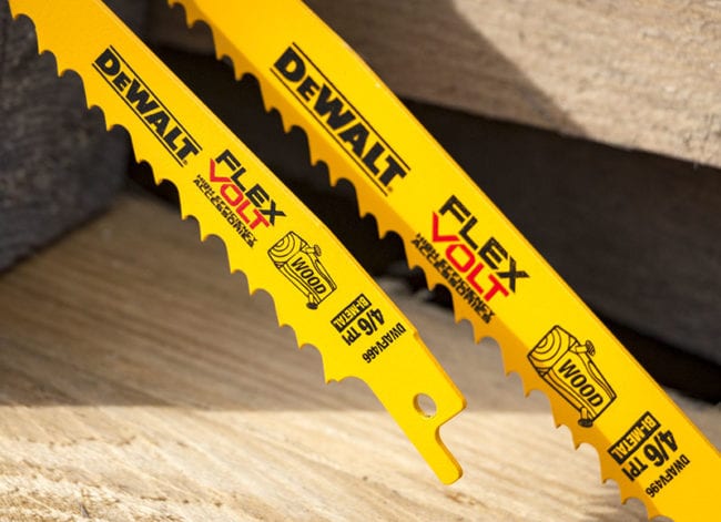 DeWalt FlexVolt Reciprocating Saw Blades Review