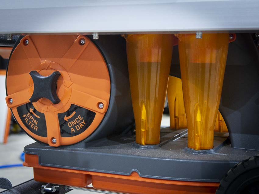 dry cut tile saw HEPA vacuum