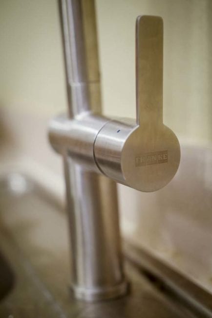 Franke Pull Down Kitchen Faucet handle