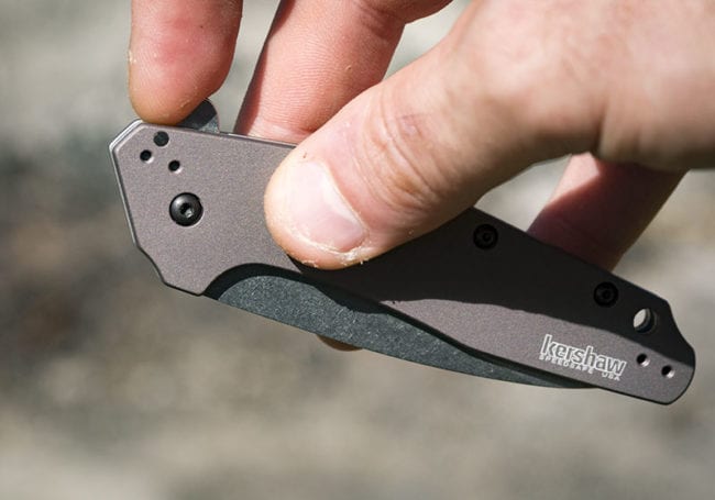 Kershaw Dividend Gray Spring Assisted Folding Knife