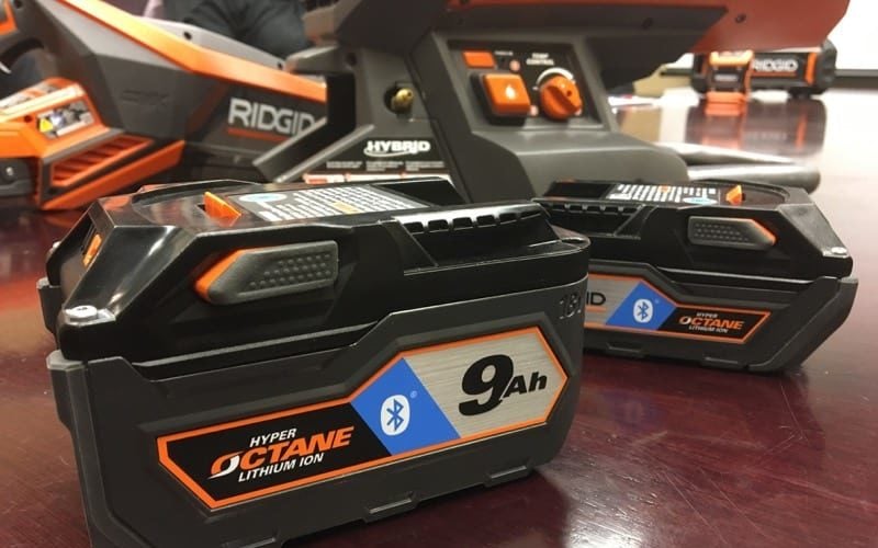 Ridgid 18V 9.0 Amp Hour Bluetooth Battery Ridgid 18V 6.0 Amp Hour Bluetooth Battery