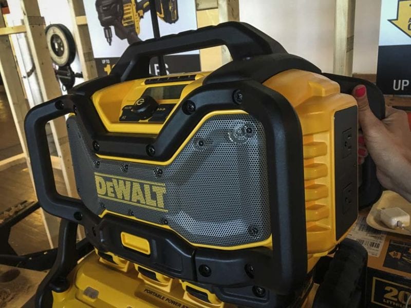 DeWalt charging Bluetooth radio