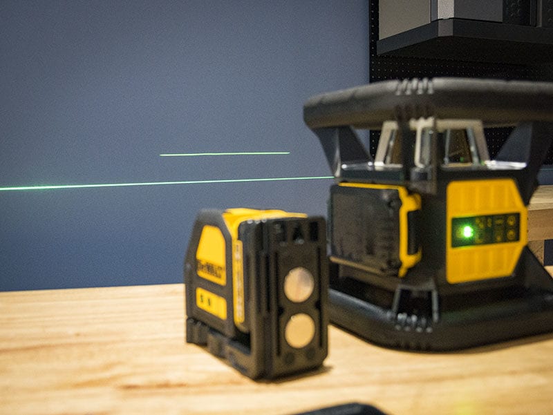 rotary vs cross line laser pros and cons