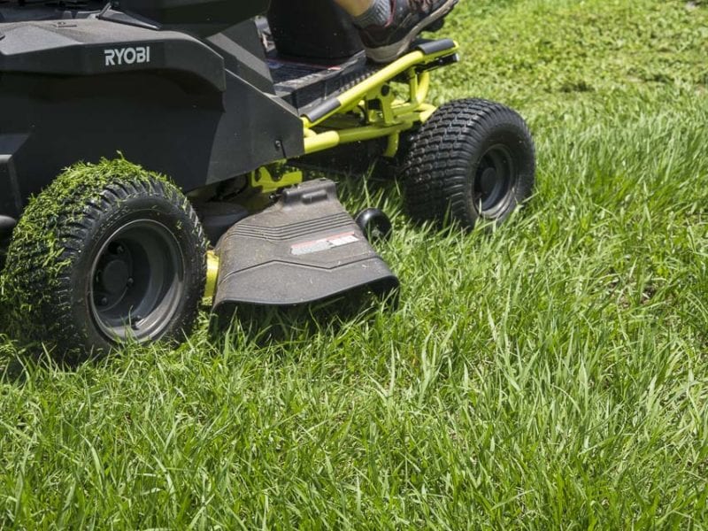 RYOBI RM480E Riding Mower output