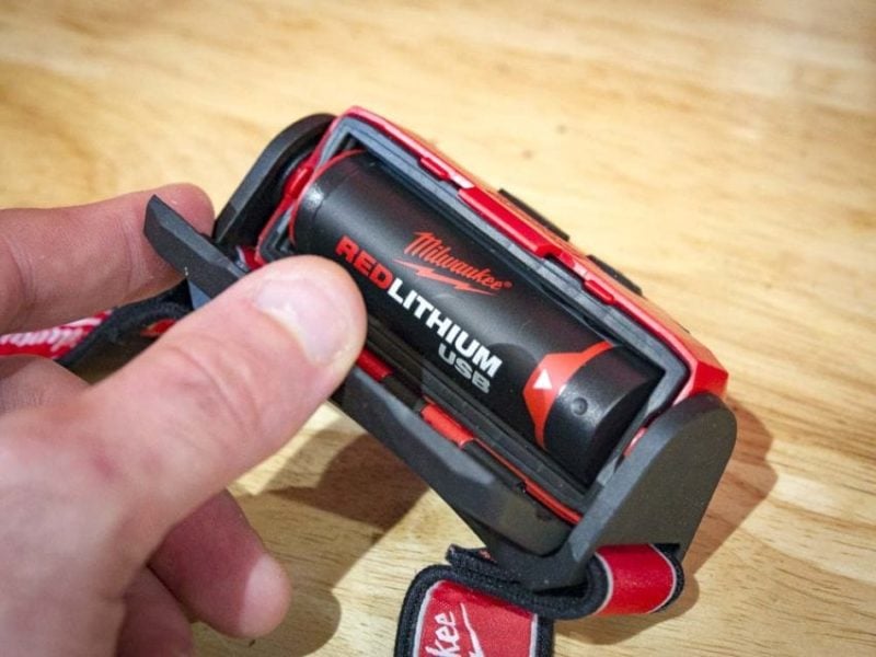 Milwaukee RedLithium USB Hard Hat Headlamp