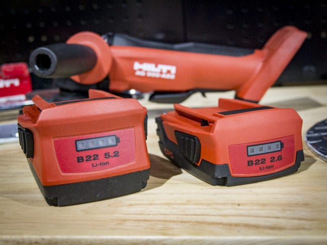 Hilti 22V Angle Grinder Review