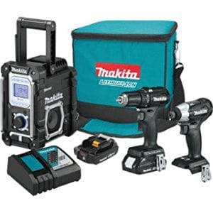 Makita 18V LXT Lithium-Ion Sub-Compact Brushless Cordless 3-Pc. Combo Kit (2.0Ah) CX301RB