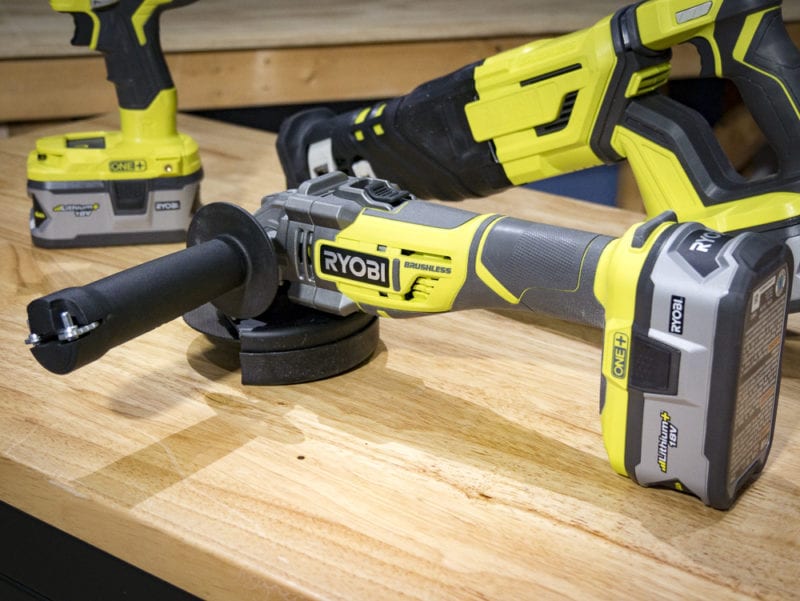 Ryobi P423 18V Brushless Angle Grinder