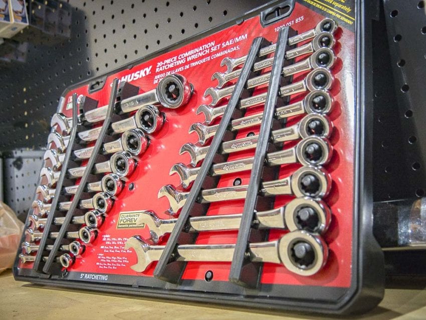 Husky Ratcheting Wrench 20-Piece Set